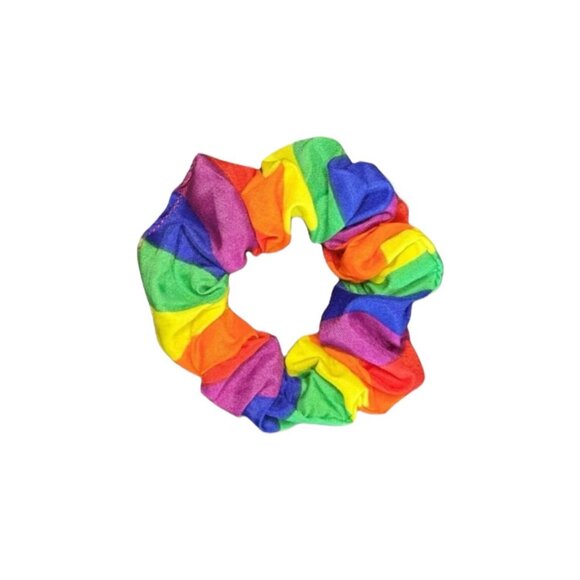 PRIDE RAINBOW SCRUNCHIE 1-PACK - Picture 1 of 8